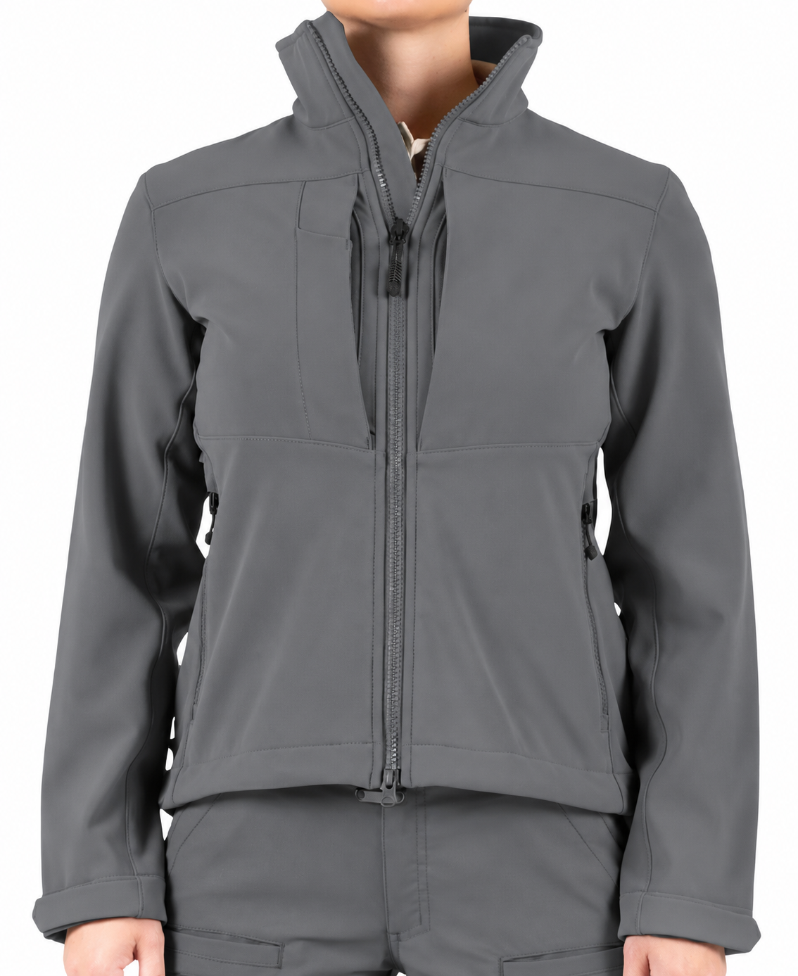 Women's Grey Soft Shell Jacket