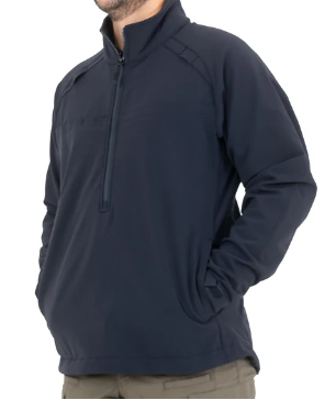 Men's Navy Softshell Pullover